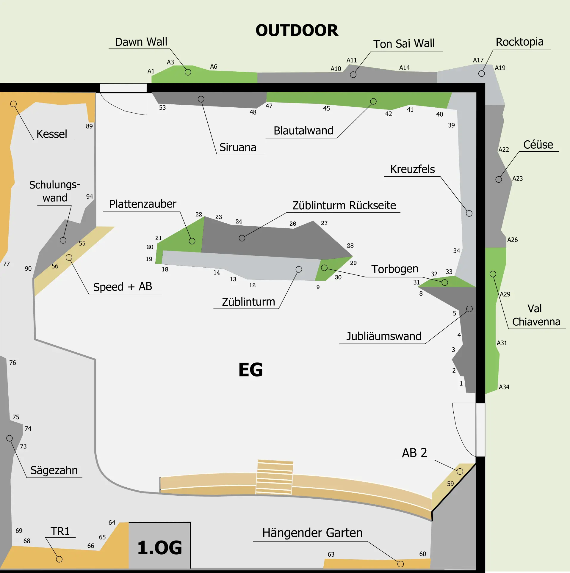 DAV Neu-Ulm | © EG 1. OG sparkassendome